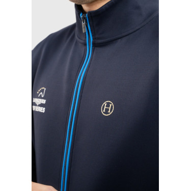 Sweatshirt zippé Budapest Unisex EEF x Harcour Marine Bleu marine Sweatshirt zippé Budapest Unisex EEF x Harcour Marine Bleu marine