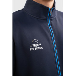 Sweatshirt zippé Budapest Unisex EEF x Harcour Marine Bleu marine Sweatshirt zippé Budapest Unisex EEF x Harcour Marine Bleu marine