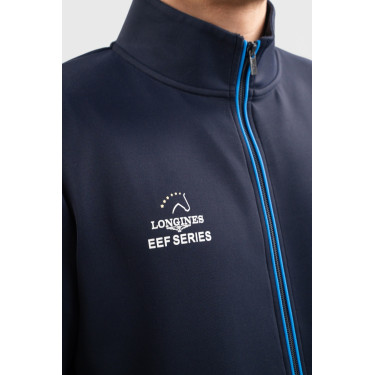 Sweatshirt zippé Budapest Unisex EEF x Harcour Marine Bleu marine Sweatshirt zippé Budapest Unisex EEF x Harcour Marine Bleu marine