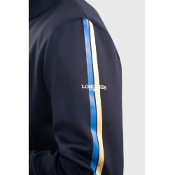 Sweatshirt zippé Budapest Unisex EEF x Harcour Marine Bleu marine Sweatshirt zippé Budapest Unisex EEF x Harcour Marine Bleu marine