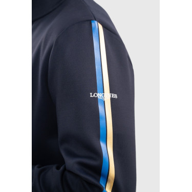 Sweatshirt zippé Budapest Unisex EEF x Harcour Marine Bleu marine Sweatshirt zippé Budapest Unisex EEF x Harcour Marine Bleu marine