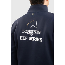 Sweatshirt zippé Budapest Unisex EEF x Harcour Marine Bleu marine Sweatshirt zippé Budapest Unisex EEF x Harcour Marine Bleu marine