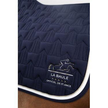 Tapis de Selle Harcour CSIO La Baule Quarzine Marine Bleu marine
