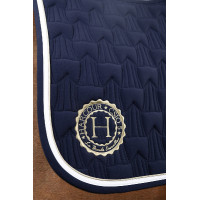 Tapis de Selle Harcour CSIO La Baule Quarzine Marine Bleu marine
