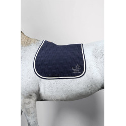 Tapis de Selle Harcour CSIO La Baule Quarzine Marine Bleu marine