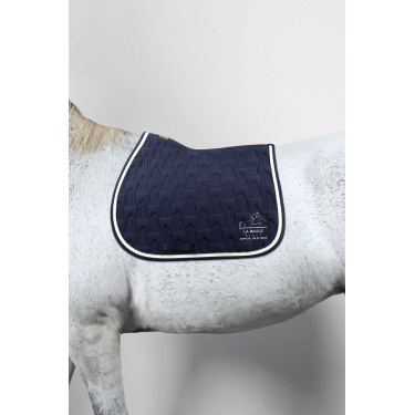Tapis de Selle Harcour CSIO La Baule Quarzine Marine Bleu marine