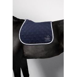 Tapis de Selle Harcour CSIO La Baule Quarzine Marine Bleu marine
