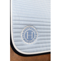 Tapis de Selle Harcour CSIO La Baule Quarzine Marinière ciel Bleu