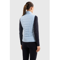 Veste sans manches Harcour Quickstara Reversible Femme CSIO La Baule Marine / marinière ciel Bleu marine
