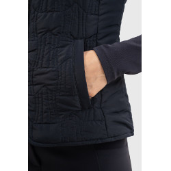 Veste sans manches Harcour Quickstara Reversible Femme CSIO La Baule Marine / marinière ciel Bleu marine