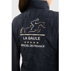 Veste sans manches Harcour Quickstara Reversible Femme CSIO La Baule Marine / marinière ciel Bleu marine