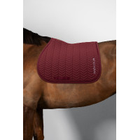 Tapis de selle Harcour Cobalt Vigne Bordeaux