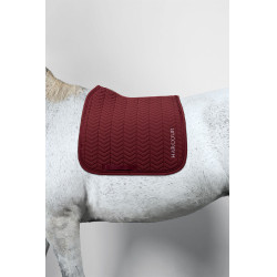 Tapis de selle Harcour Cobalt Vigne Bordeaux Tapis de selle Harcour Cobalt Vigne Bordeaux