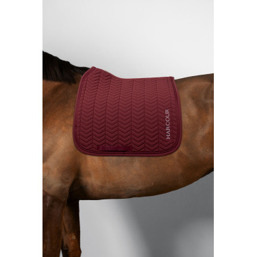Tapis de selle Harcour Cobalt Vigne Bordeaux Tapis de selle Harcour Cobalt Vigne Bordeaux