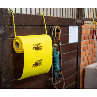 Corde porte rouleau Horsewipe Jaune / noir