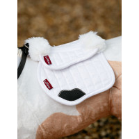 Amortisseur en laine de mouton LeMieux mérinos Toy Pony Blanc Amortisseur en laine de mouton LeMieux mérinos Toy Pony Blanc