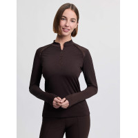 Base Layer léger LeMieux Brilliance Heyden femme Espresso Marron