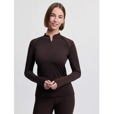 Base Layer léger LeMieux Brilliance Heyden femme Espresso Marron