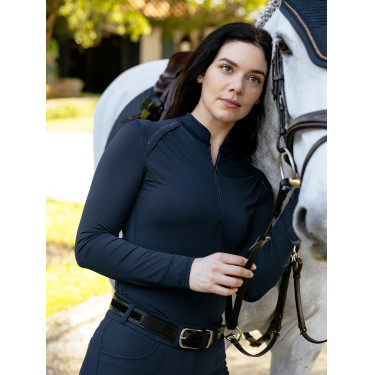 Base Layer léger LeMieux Brilliance Heyden femme Marine Bleu marine