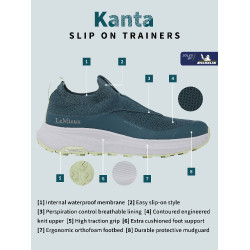 Baskets imperméables LeMieux Kanta Slip On Jungle Vert