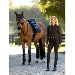 Bonnet anti-mouches LeMieux Brilliance Espresso Marron
