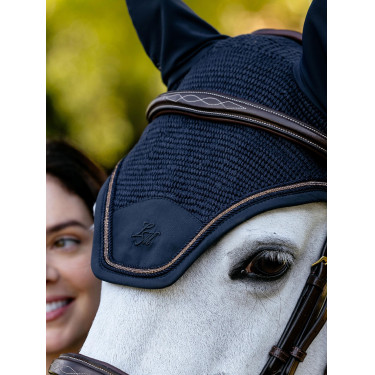 Bonnet anti-mouches LeMieux Brilliance Marine Bleu marine