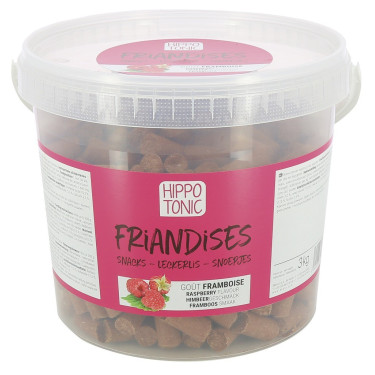Bonbons pour chevaux Hippo-Tonic goût framboise Bonbons pour chevaux Hippo-Tonic goût framboise