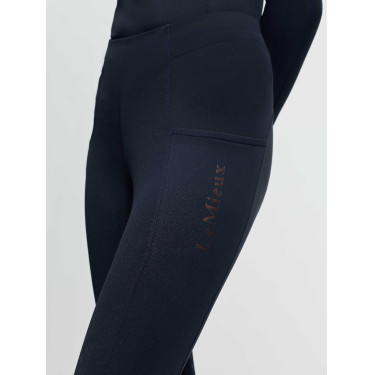 Legging pull-on Young Rider LeMieux Orla Brilliance Sparkle Marine Bleu marine