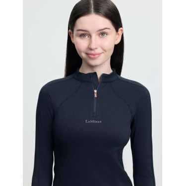 Maillot de corps Young Rider LeMieux Sparkle Marine Bleu marine