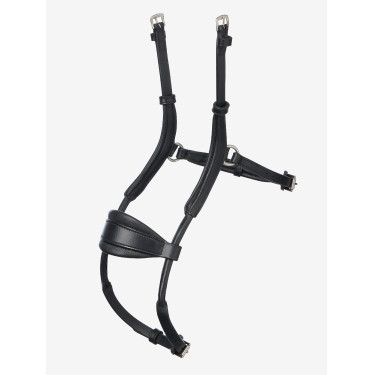 Muserolle LeMieux Arika Adjustable Anatomic Noir / argent Muserolle LeMieux Arika Adjustable Anatomic Noir / argent