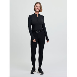 Pantalon d'équitation LeMieux à basanes silicone Brilliance femme Noir