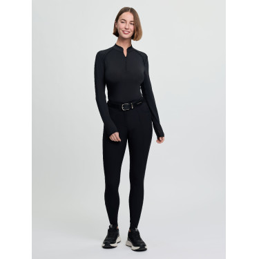 Pantalon d'équitation LeMieux à basanes silicone Brilliance femme Noir