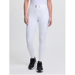 Pantalon d'équitation LeMieux à basanes silicone Brilliance femme Blanc Pantalon d'équitation LeMieux à basanes silicone Brilliance femme Blanc