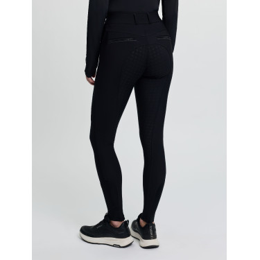 Pantalon d’équitation LeMieux fond silicone Brilliance femme Noir