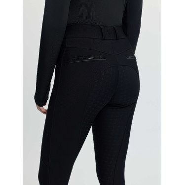 Pantalon d’équitation LeMieux fond silicone Brilliance femme Noir