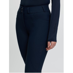 Pantalon d’équitation LeMieux fond silicone Brilliance femme Marine Bleu marine