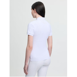 Polo de concours manches courtes Young Rider LeMieux Brilliance Livvy Blanc Polo de concours manches courtes Young Rider LeMieux Brilliance Livvy Blanc