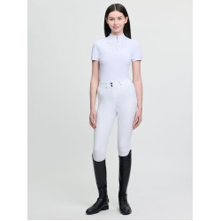 Polo de concours manches courtes Young Rider LeMieux Brilliance Livvy Blanc Polo de concours manches courtes Young Rider LeMieux Brilliance Livvy Blanc
