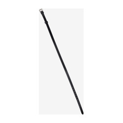Sangle LeMieux Kudos Flash en cuir verni Noir / argent