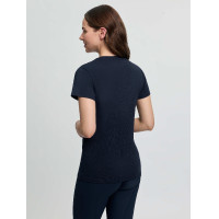 T-shirt LeMieux Brilliance manches courtes femme Marine Bleu marine