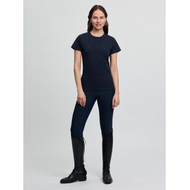 T-shirt LeMieux Brilliance manches courtes femme Marine Bleu marine T-shirt LeMieux Brilliance manches courtes femme Marine Bleu marine