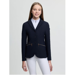 Veste de concours Junior Pro LeMieux Brilliance Marine Bleu marine Veste de concours Junior Pro LeMieux Brilliance Marine Bleu marine