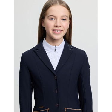 Veste de concours Junior Pro LeMieux Brilliance Marine Bleu marine Veste de concours Junior Pro LeMieux Brilliance Marine Bleu marine
