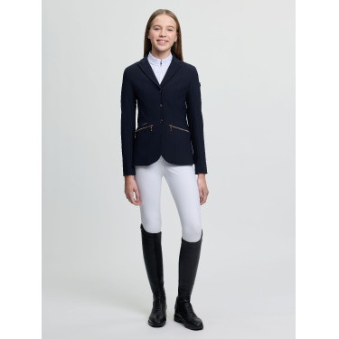 Veste de concours Junior Pro LeMieux Brilliance Marine Bleu marine Veste de concours Junior Pro LeMieux Brilliance Marine Bleu marine