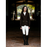 Veste de concours Junior Pro LeMieux Brilliance Espresso Marron Veste de concours Junior Pro LeMieux Brilliance Espresso Marron