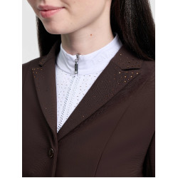 Veste de concours Junior Pro LeMieux Brilliance Espresso Marron