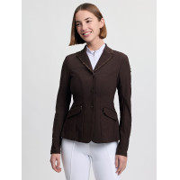 Veste de concours LeMieux Brilliance Diana femme Espresso Marron Veste de concours LeMieux Brilliance Diana femme Espresso Marron