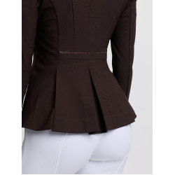 Veste de concours LeMieux Brilliance Diana femme Espresso Marron Veste de concours LeMieux Brilliance Diana femme Espresso Marron