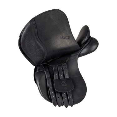 Selle mixte Waldhausen cuir Comfort Noir