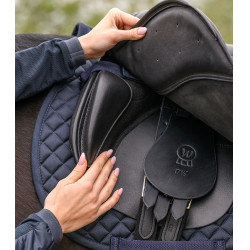 Selle mixte Waldhausen cuir Comfort Noir